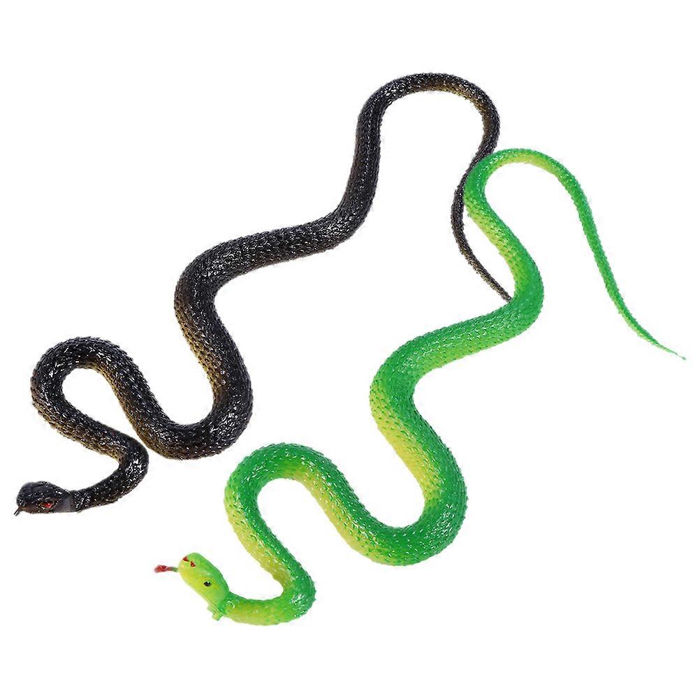 Lot de 2 figurines de serpent réalistes