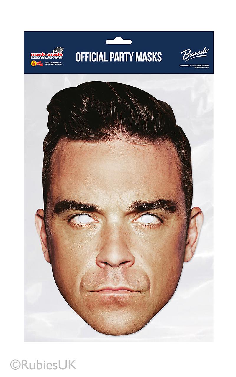 Robbie Williams 官方单人 2D 卡片派对化装面具