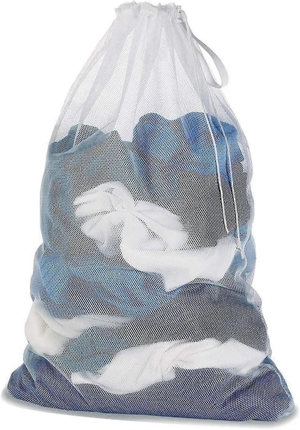 (1pc) Net Laundry Washing Machine Laundry Bags Net Laundry Bag Rope Mesh Washing Bag for Laundry