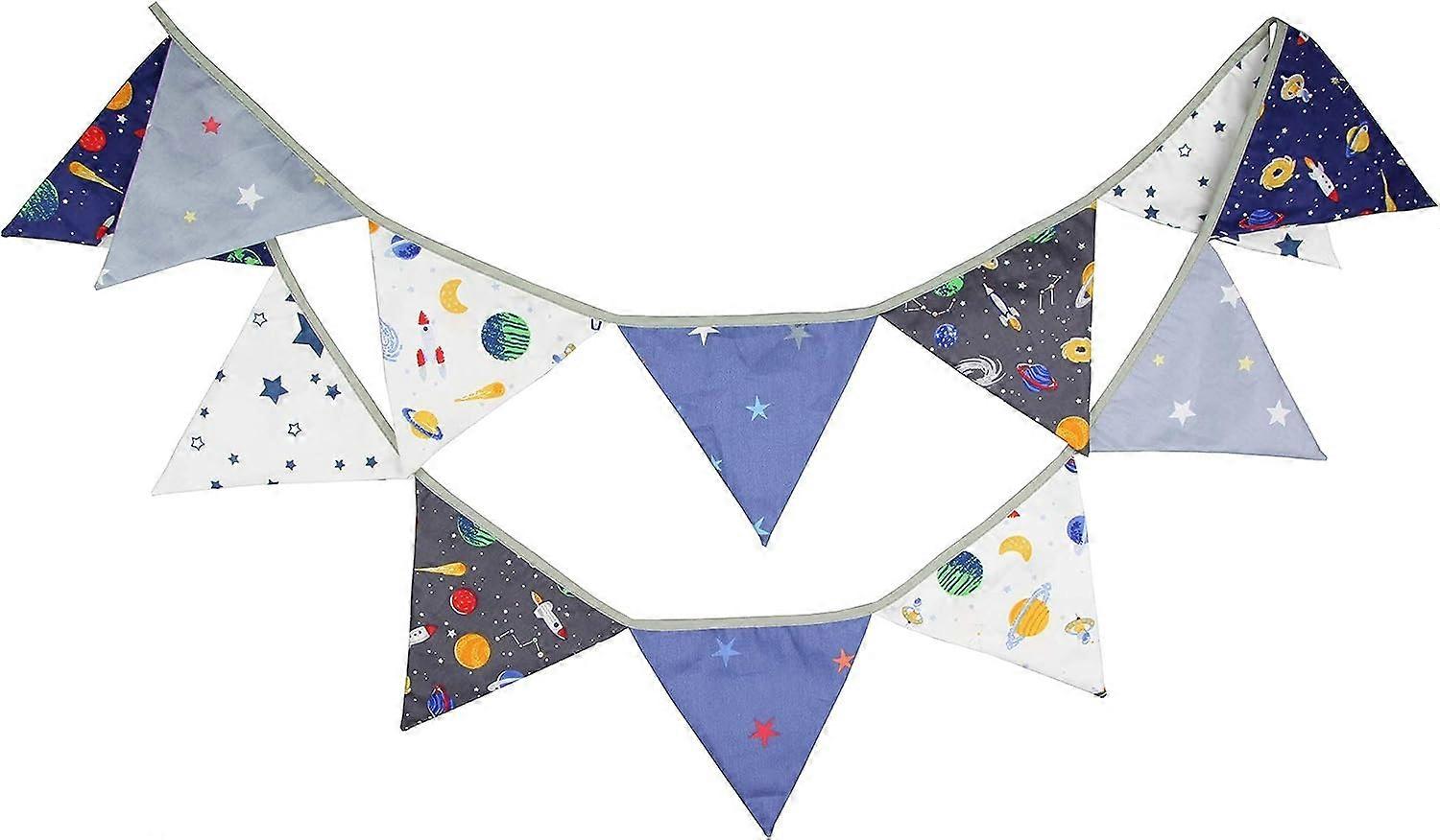 Vintage Floral Triangle Flags Fabric Banner - Γάμος Διακόσμηση Πάρτι Γενεθλίων