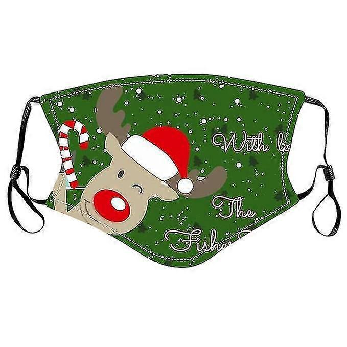 子供のためのクリスマステーマ洗濯可能なフェイスマスク