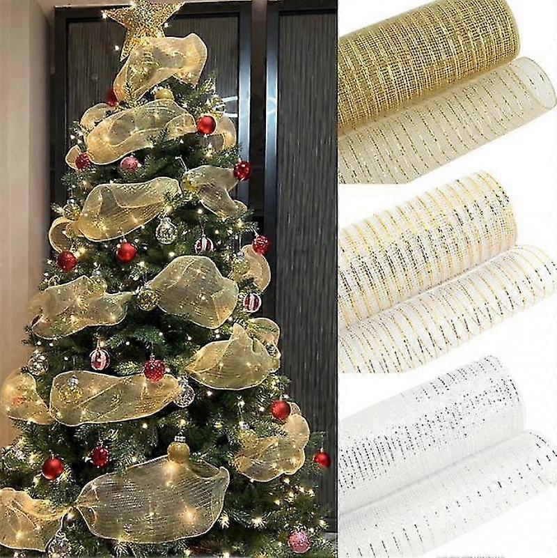 Christmas Tree Ribbon compatible Xmas Tree Decorations