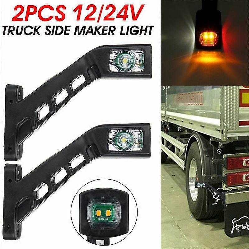 12V/ 24V LED Side Marker Light Indicator Lamp For Trailer Truck Carvan