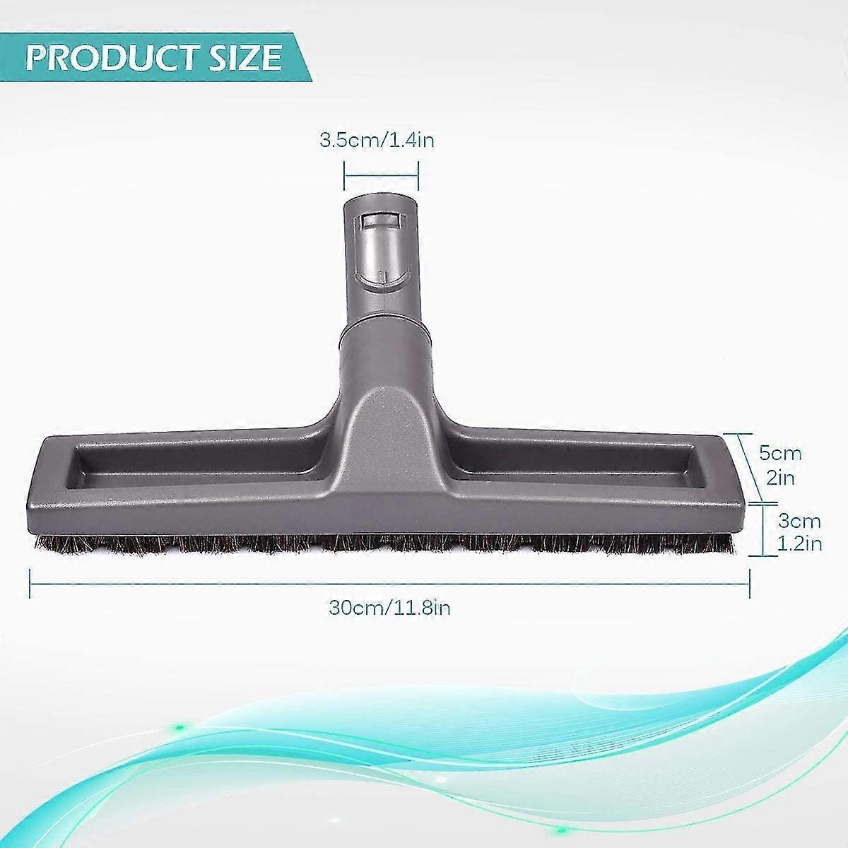 fong flexible parquet brush compatible with compatible with dys vacuum cleaner (with adapter for v7 v8 v10 v11).