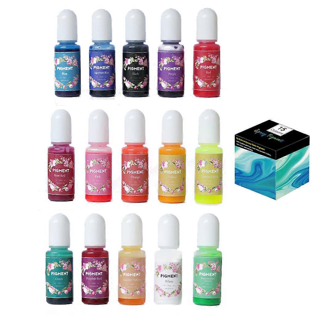 Translucent Epoxy Resin Pigment Non-toxic Concentrated Liquid Resin Colorant
