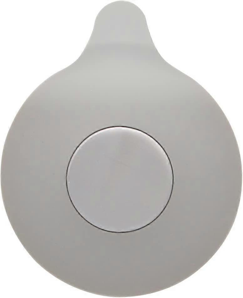 Badekar og vask propp silikon badekar stopper servant sett gummi vannpropp sugemunn for kjøkken bad vaskerier propp (grå)