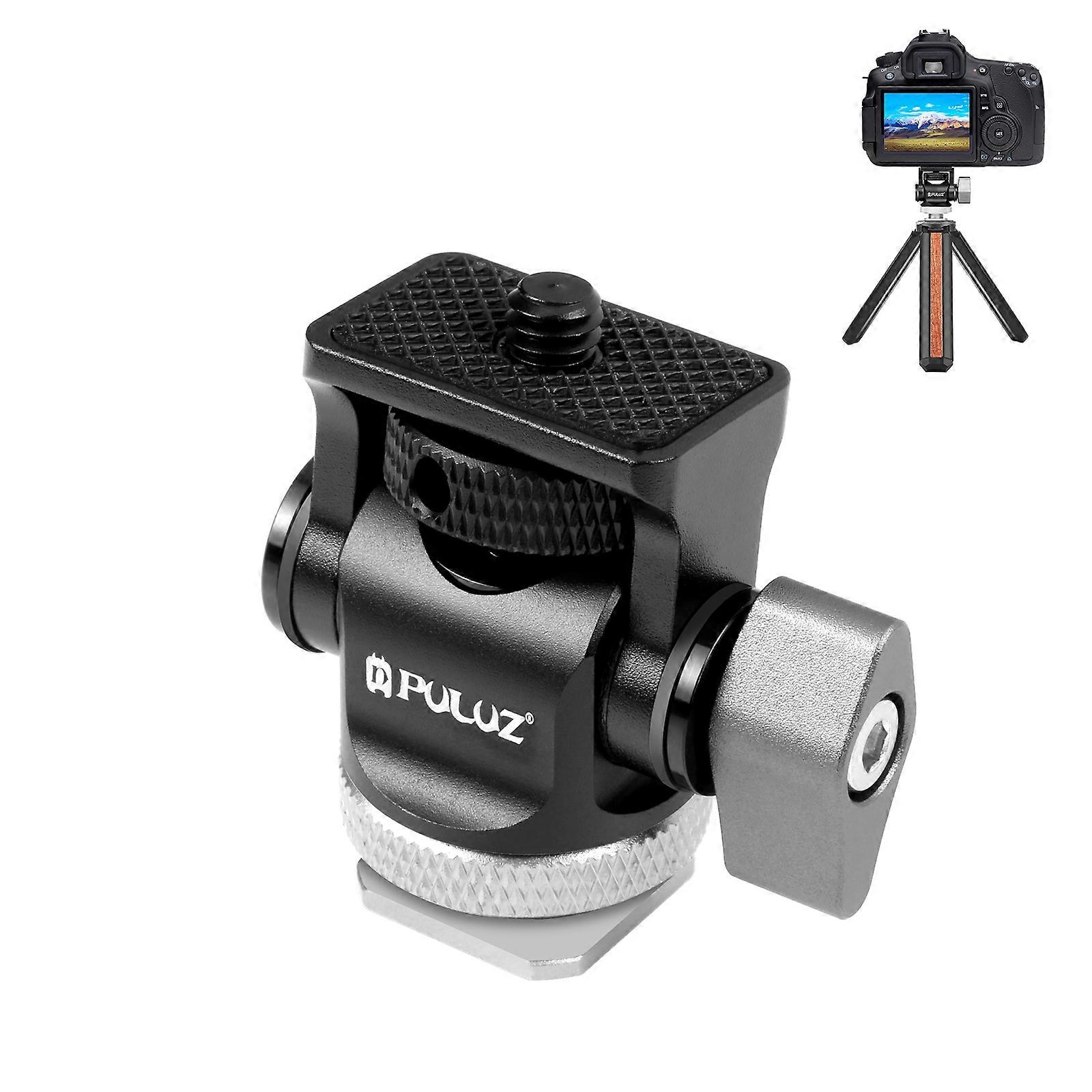 PULUZ 180 Degree Swing Head Bracket Cold Shoe Mount
