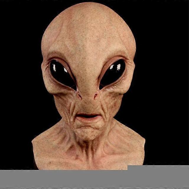 Halloween Alien Mask Movie Cosplay Horror Variation Alien Latex Mask Party Trick Scare Headgear Funny Helmet Accessories Prop