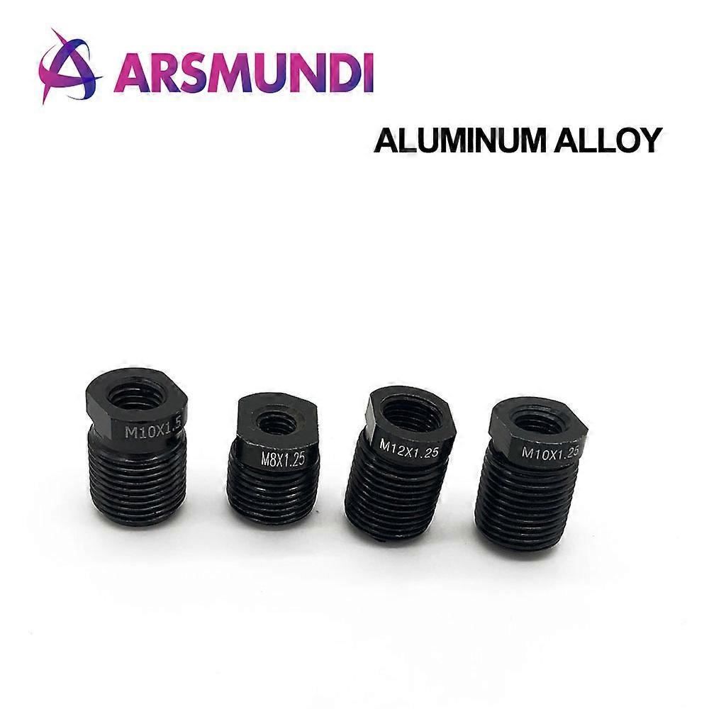 aluminum alloy shift knob adapter with inside thread M8*1.25/M10*1.25/M10*1.5/M12*1.25 for knob