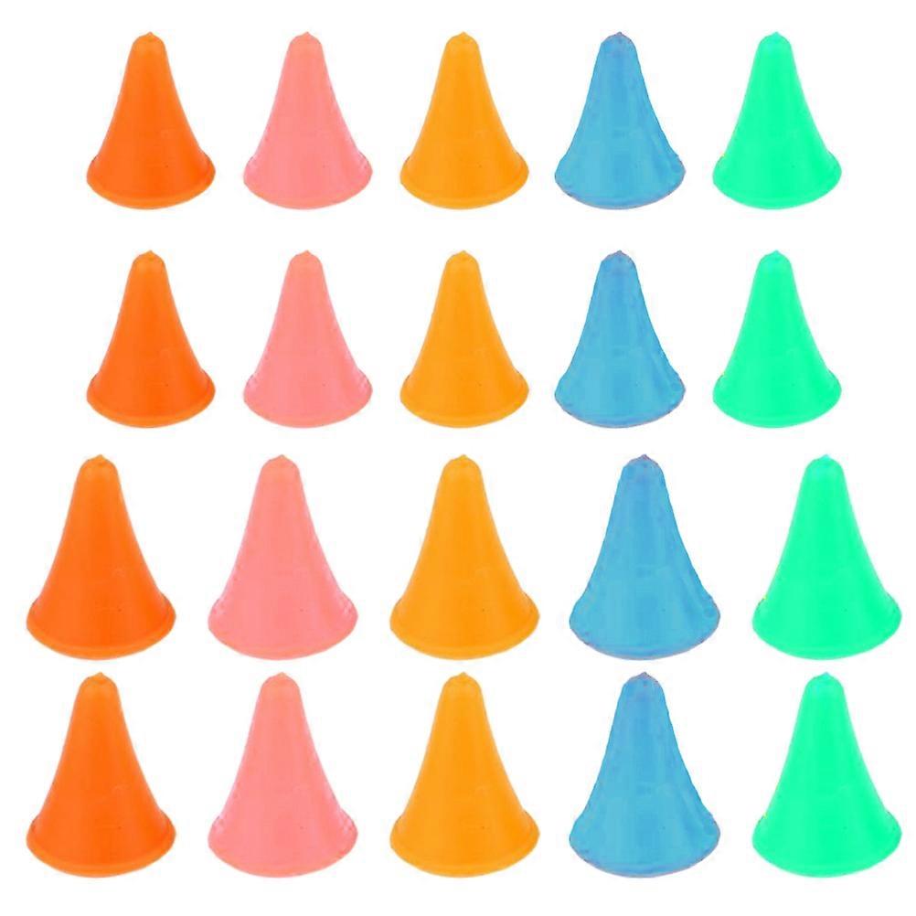 40pcs Knitting Crochet Needles Point Protectors Knitting Needles Stoppers for Knitting Craft (Assorted Color, Large Size + Small Size)