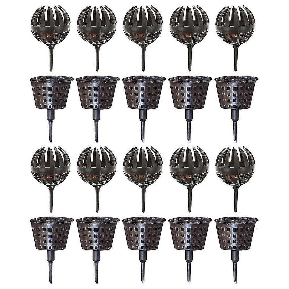 20 قطعة صناديق سماد البستنة صناديق الأسمدة البلاستيكية ملحقات البستنة Z