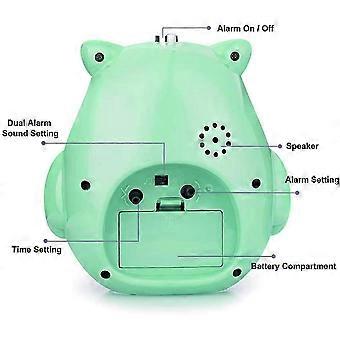 Wndy's Dream Eulen Wecker - Kinderwecker Mit Nachtlicht Ohne Ticken