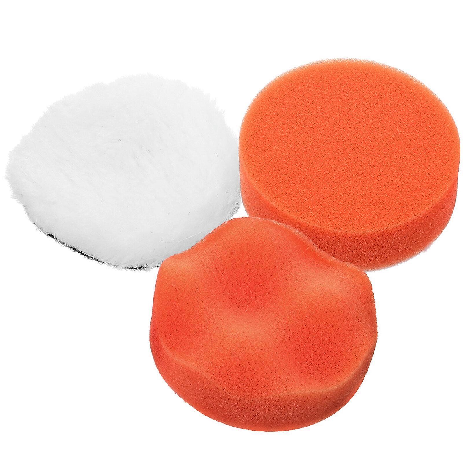 3pcs Drill Buffer Attachment Buffer Sponge Pad Buffing Polishing Pad Accessory