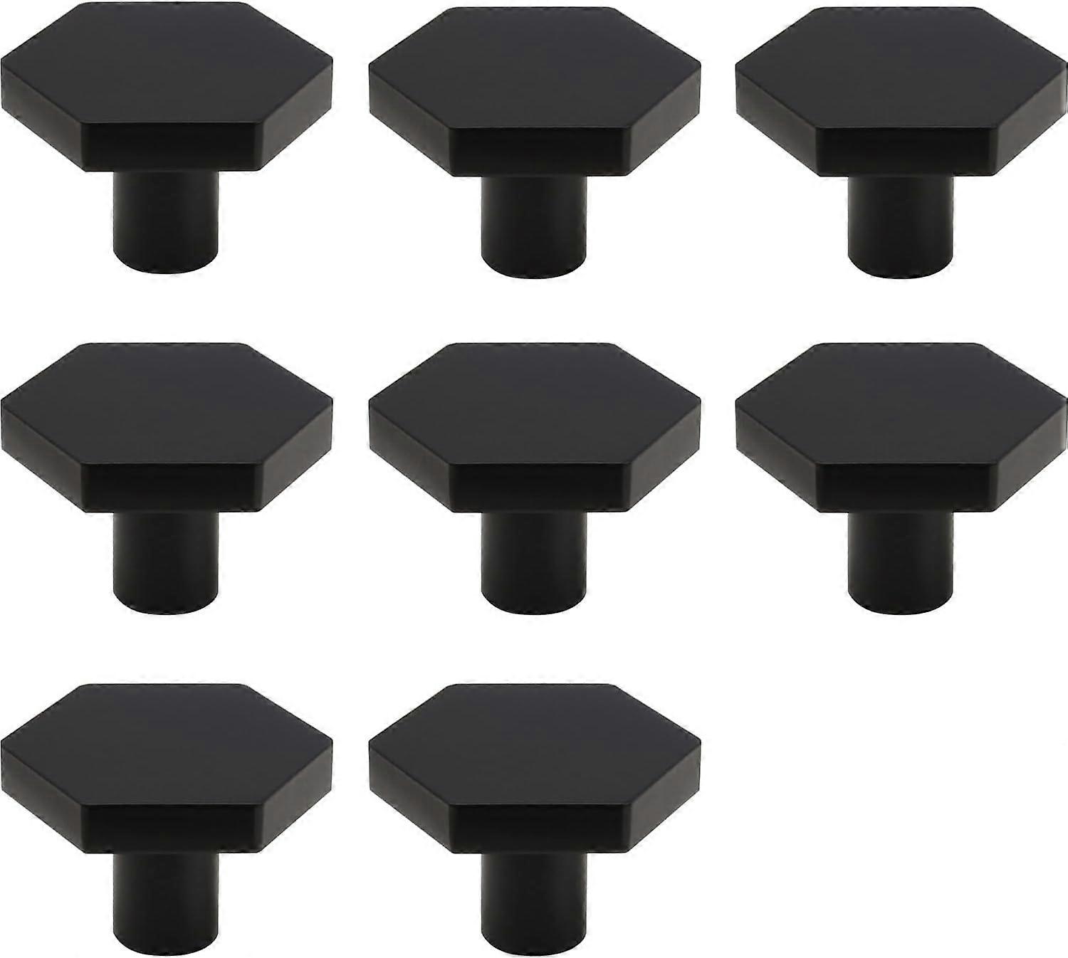 1-1/10" Solid Brass Knobs Shoe Cabinets Knob and Pulls Hexagon Handles for Dresser Drawer (10Pcs)