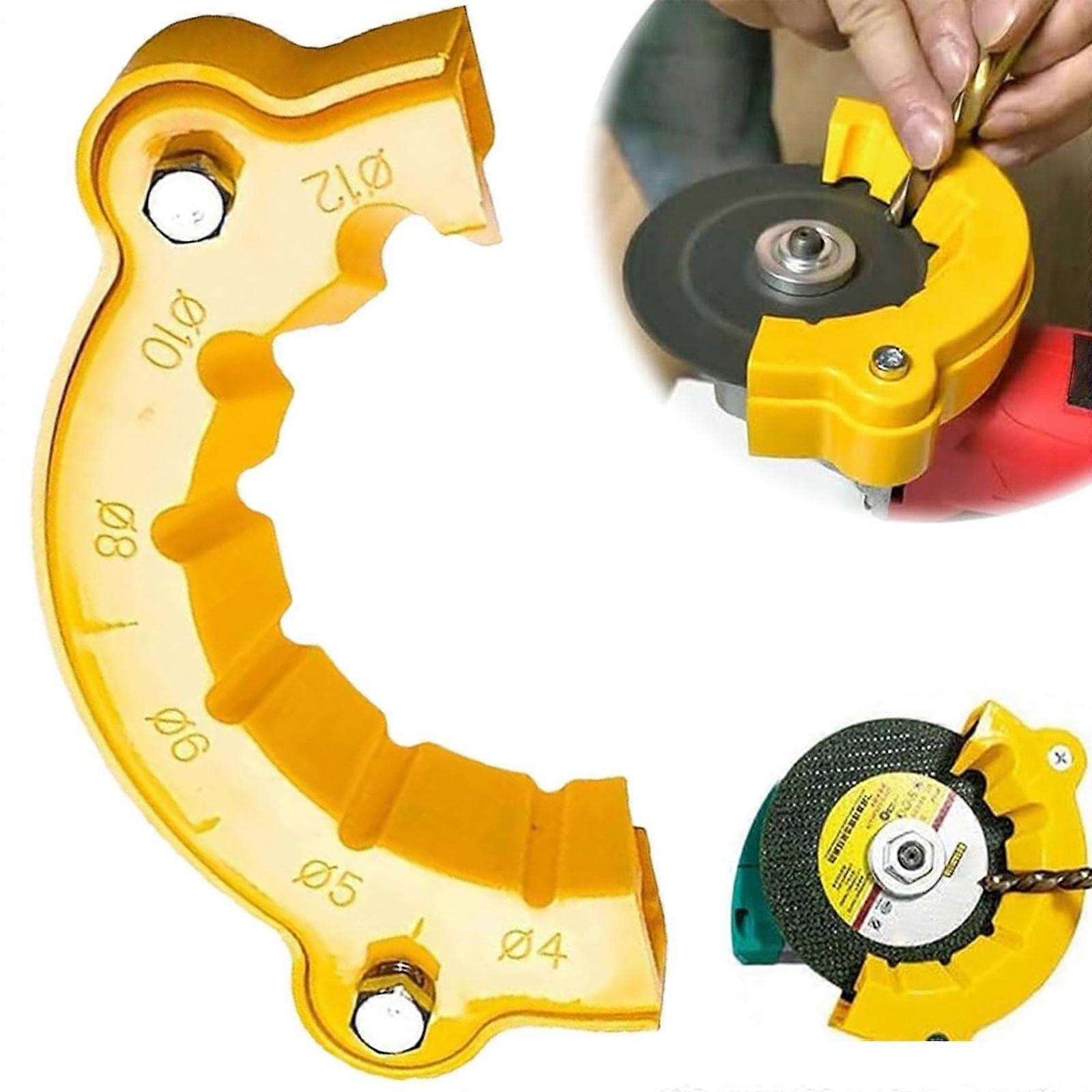 Drill Bit Sharpener Drill Bit Grinding Attachment, Multi-Specification Drill Bit