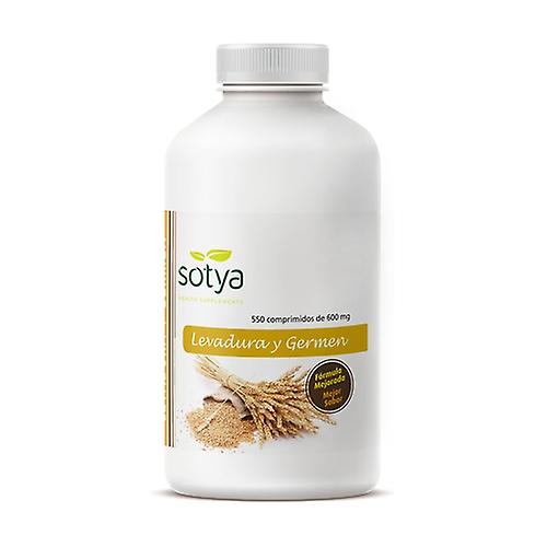 Brewer's Yeast and Wheat Germ 550 tablets of 600mg