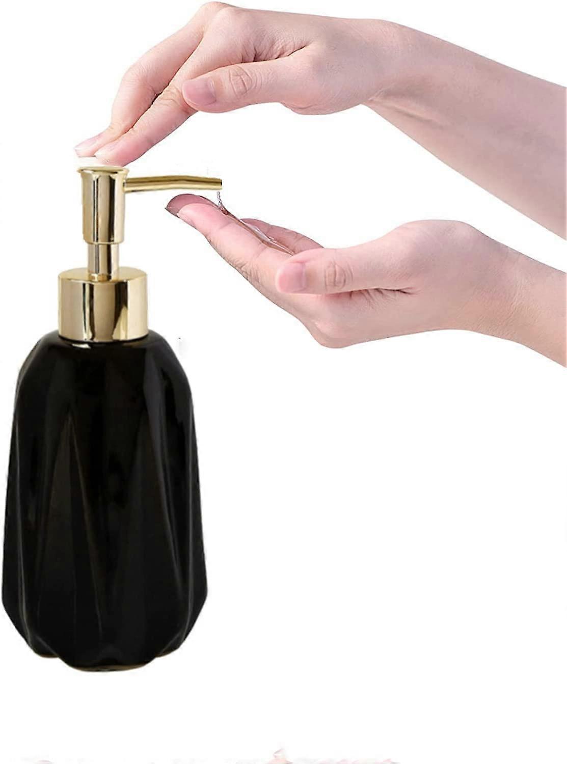 Såpedispenser 10 oz håndsåpedispenser (svart)