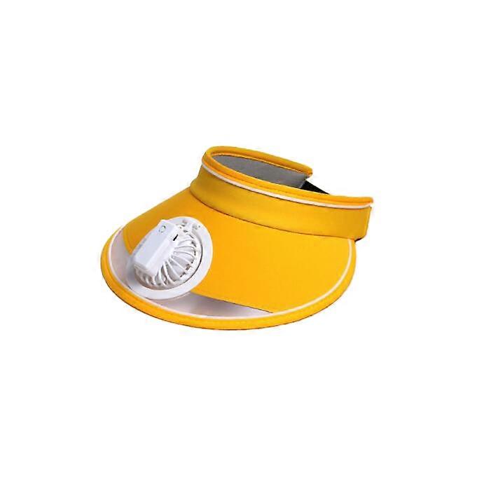 Children's Sun Protection Empty Top Hat with Fan USB Charging