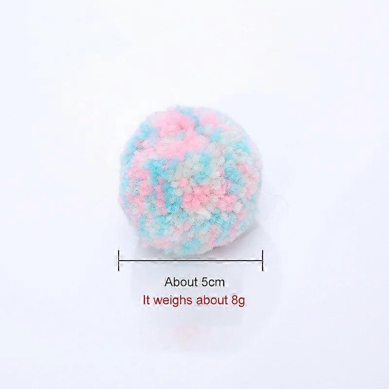 2023 Pet Products Cat Color Wool Ball Multi Color Choice Bayberry Ball Cat Throwing Toys