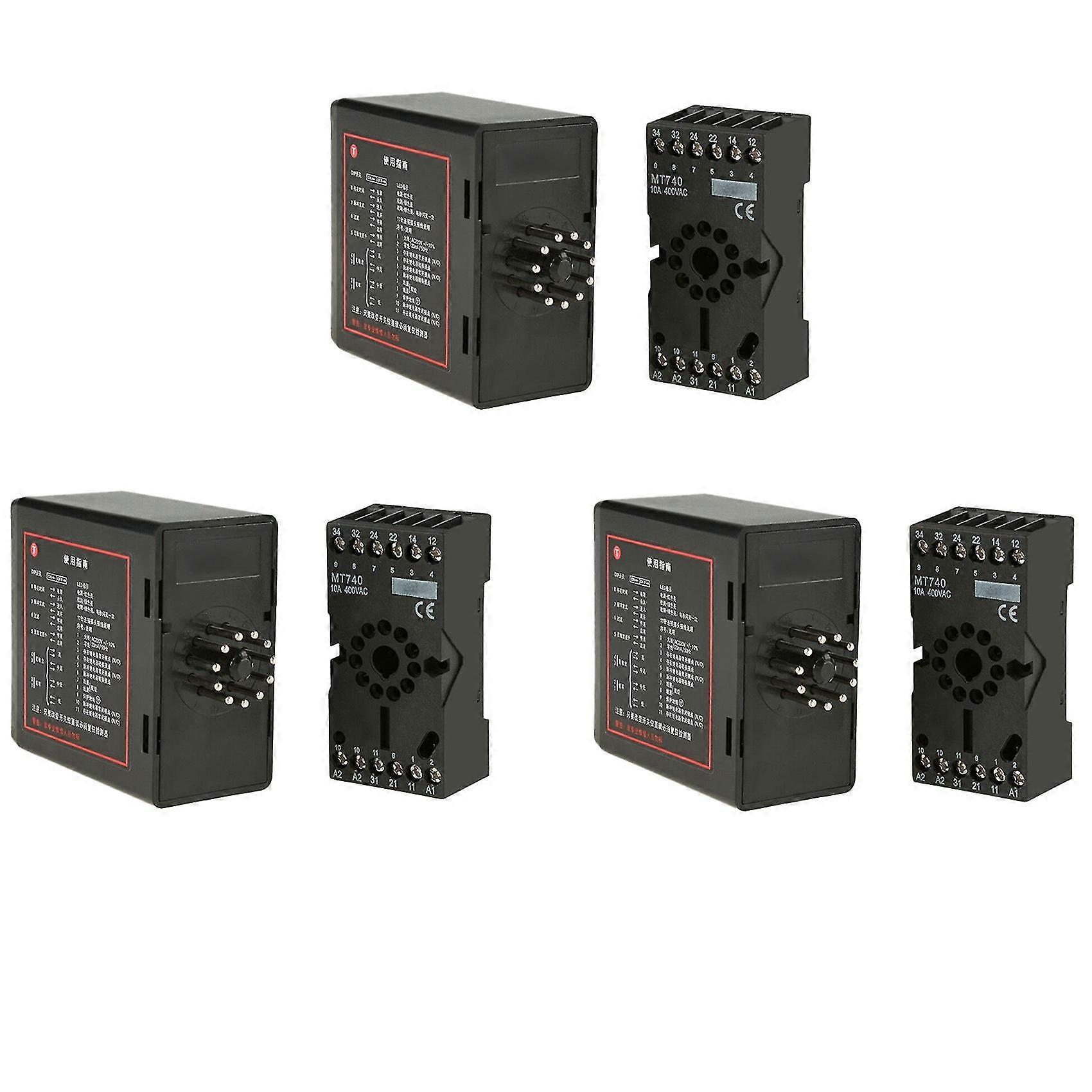 3x Pd132 Single Channel Inductive Vehicle Loop Detector For The Car Parking Lot