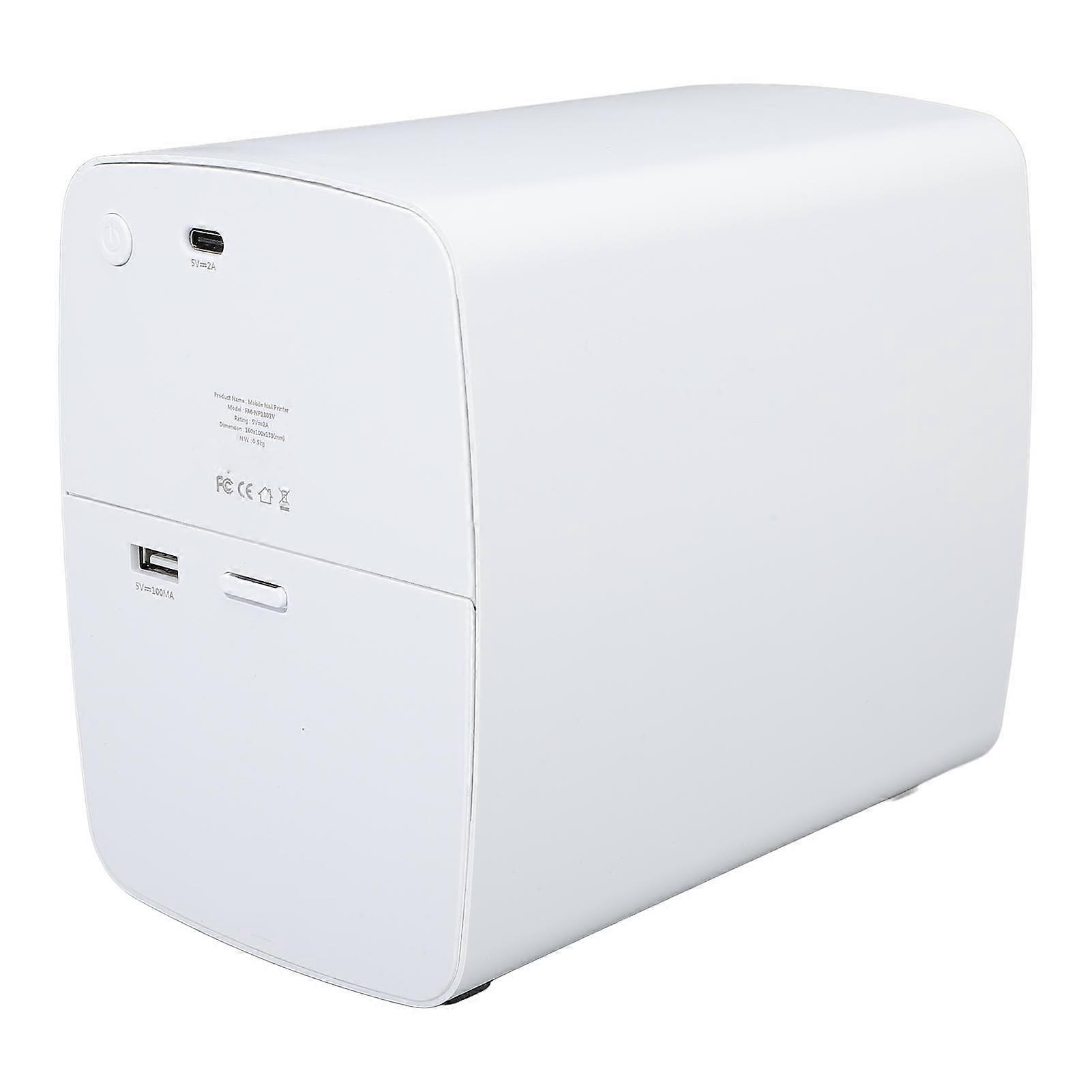 Smart Nail Printer FM10 USB Power 2400dpi Weiß 1275g