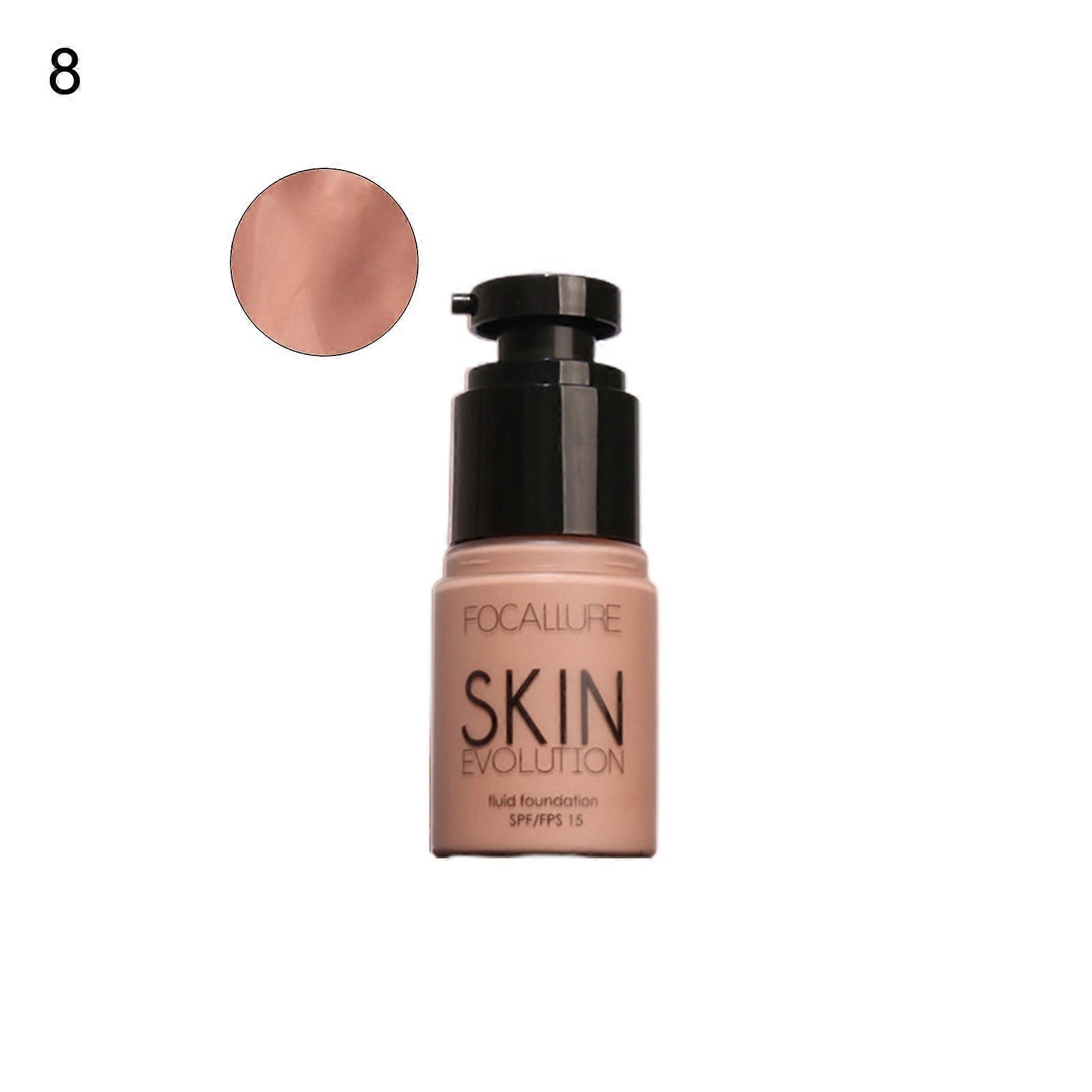 31g Liquid Foundation Full Coverage Oil-control Face Makeup Base Face Liquid Foundation Cream for Party QinHai