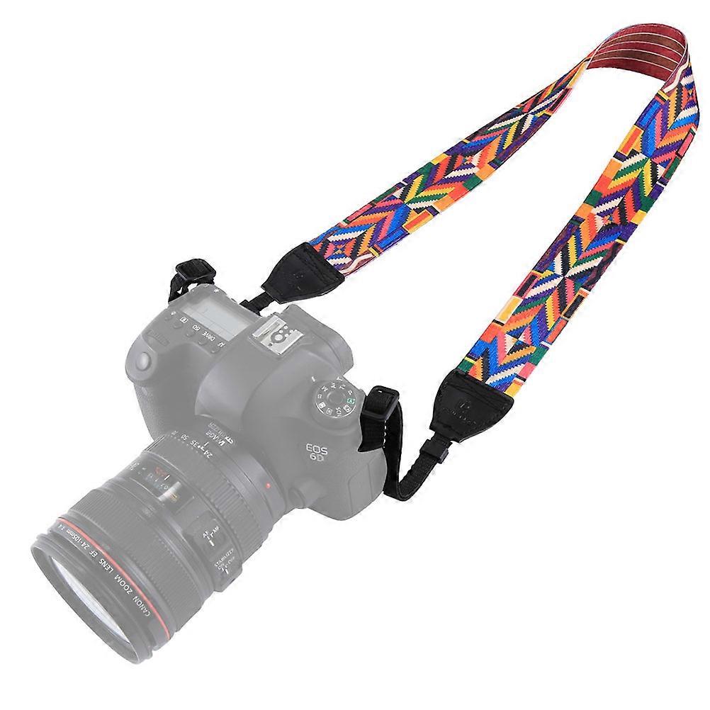 Camera Strap Printed Pattern Camera Sling Strap with Quick Release Buckles