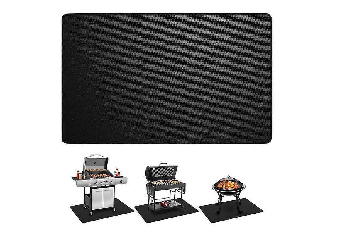 Under BBQ Grill Mat Fireproof Fire Pit Mat Fireplace Mat Patio Protector