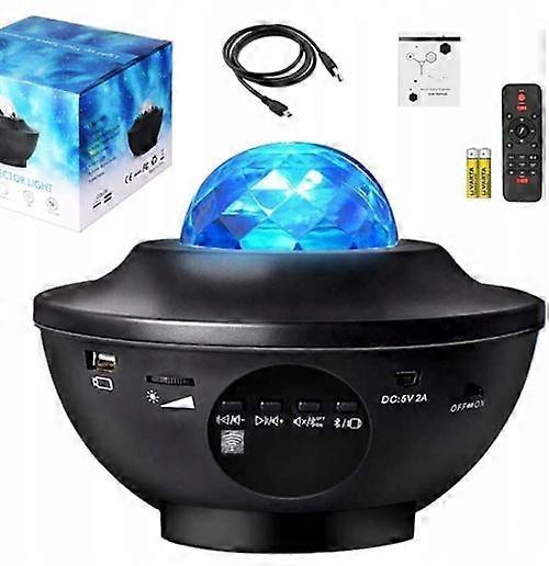 Starry Sky LED Star Projector, Night Light Gift, Black