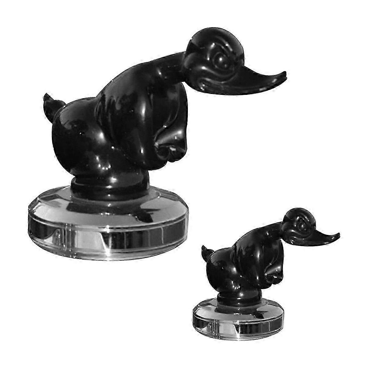 thumbnail image 2 of 3D Chromed Angry Duck Hood Ornament - Car Emblem For Trucks, Wall Decor For Bar & Room 2 of 11