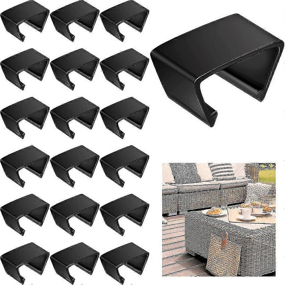 10pcs μικρός υπαίθριος καναπές συνδετήρων επίπλων τμηματικός, συνδετήρες καρέκλας, συνδέστε το τμηματικό ή υπαίθριο καναπέ ενότητας έπιπλα βεράντας 6cm Β-GSL