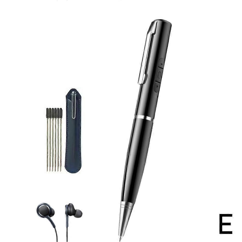 Multifunction Recording Pen 20H Continuous Record 10M Range MP3 Player Voice Activated Timestamp 128GB Expandable Memory Noise Reduction