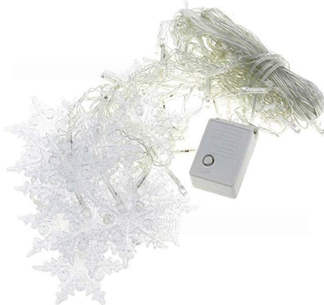 LED snowflake chandelier snowflake curtain light ice strip light snowflake pendant color light string practical