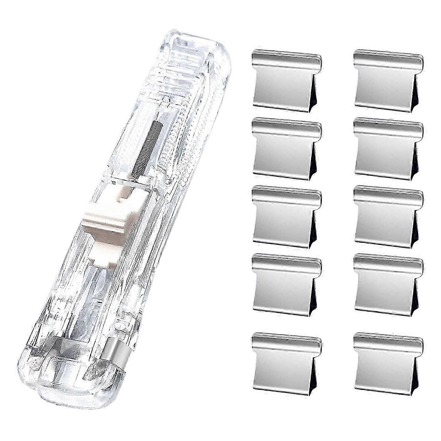 Push Stapler School Supplies suitable for College Students Mini Stapler Staplers suitable for Desk Small Stapler Set