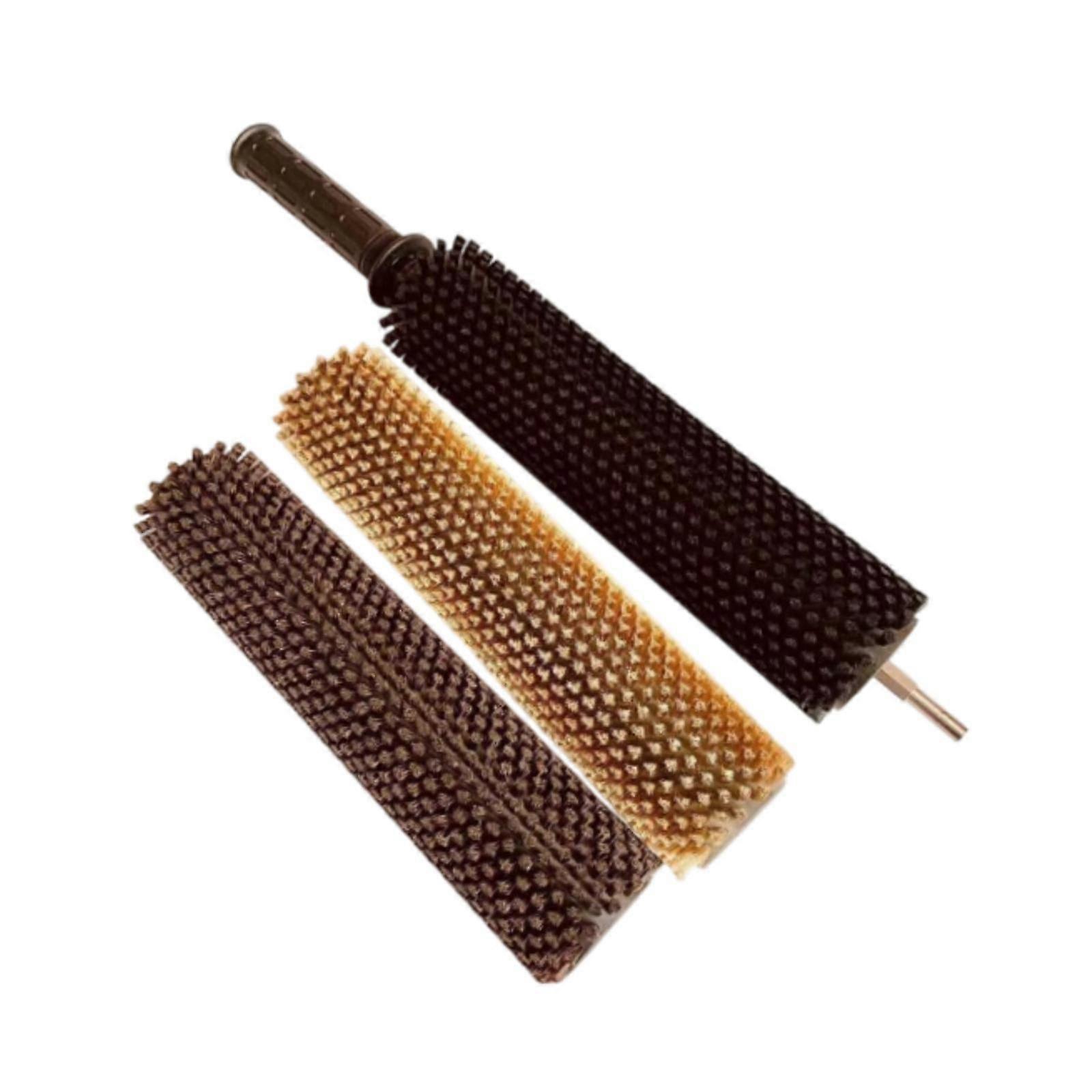 Ski Brush Kit Maintenance Reusable Easy to Handle Snowboard Waxing Brush Set