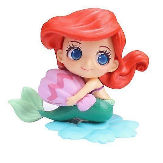 Solid PVQ version princess baking cake dress up decoration
