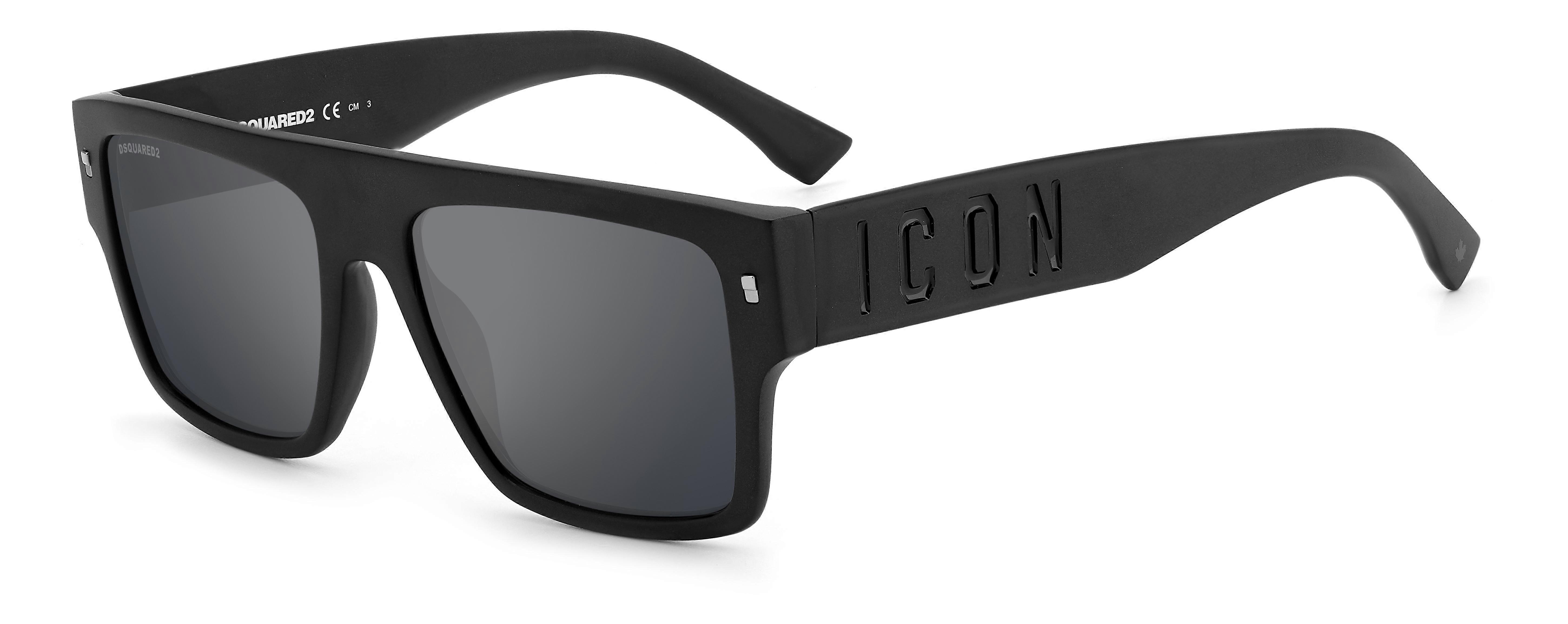 Sunglasses DSQUARED2 ICON 0003/S 003 MATTE BLACK 56/18/145 MAN