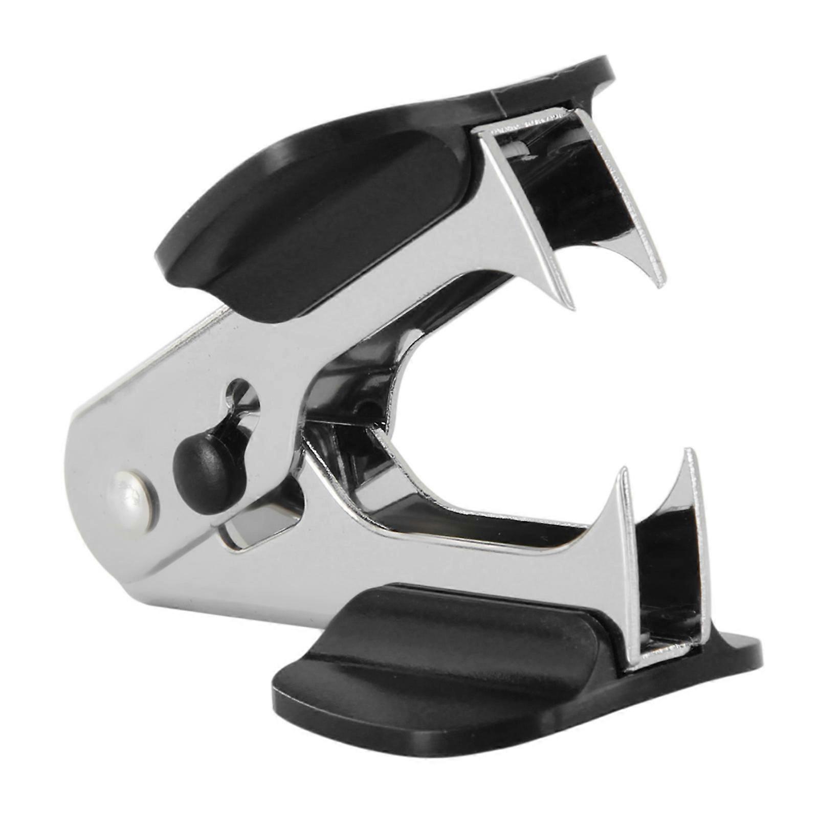 Staple Remover Portable Easy to Use Practical Effective Pinch Jaw Style Staple Puller Removal Tool for Home School Office Black 