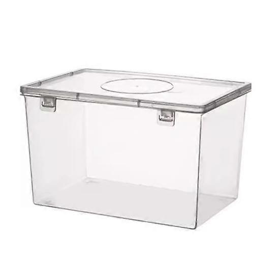 2.8L Transparent Bread Box Air-Tight Seal Large Opening Food Grade Material Thick