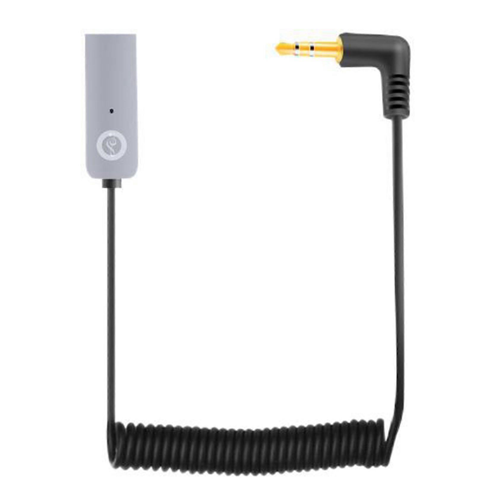 Car Bluetooth Adapter 3.5mm Jack USB Bluetooth5.0 Receiver Speaker Car Hands-Free Car Kit Audio Mus