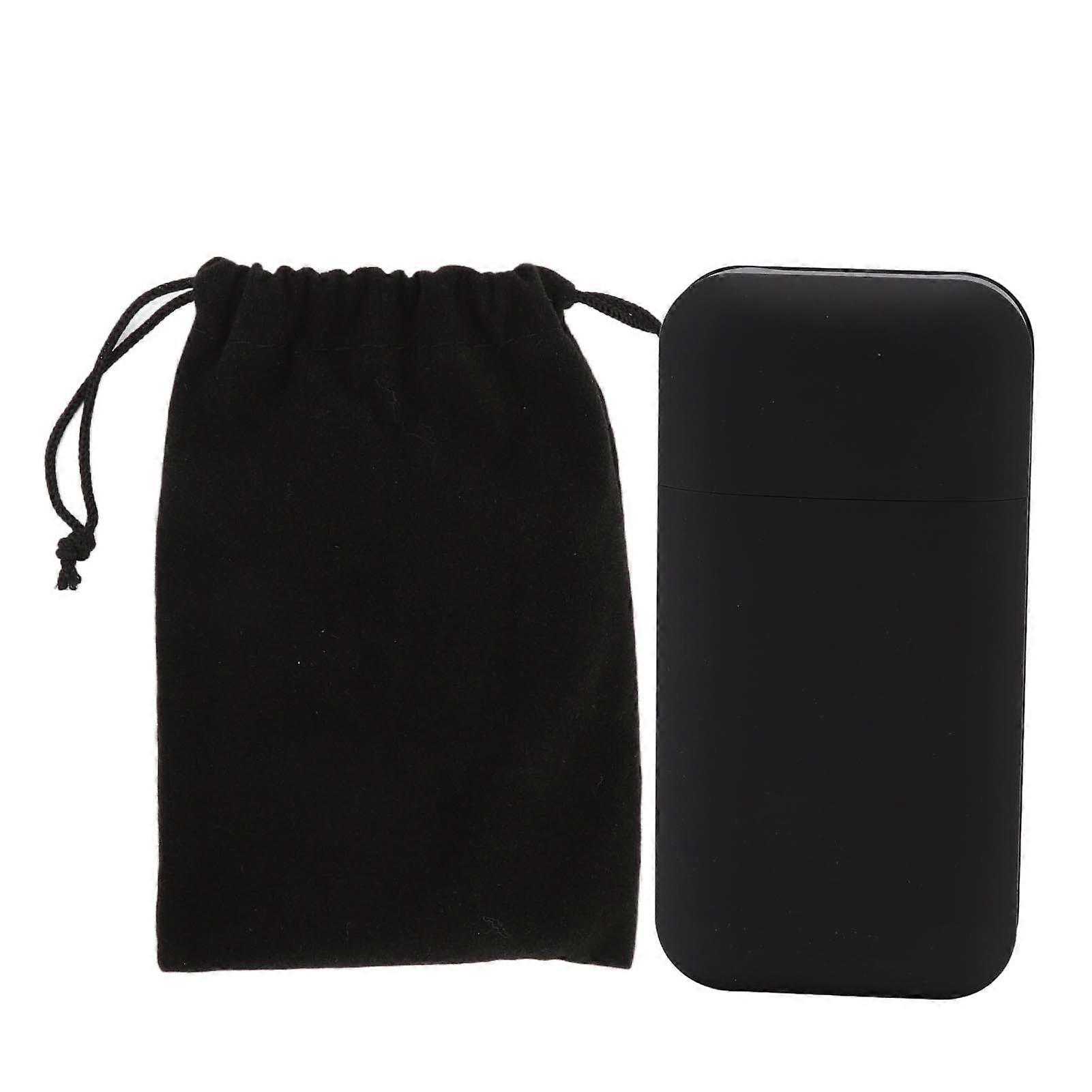 Cigarette Case Height Adjustable Thick Thin Cigarettes Dual Use Lighter Split Cigarette Case Holder Black