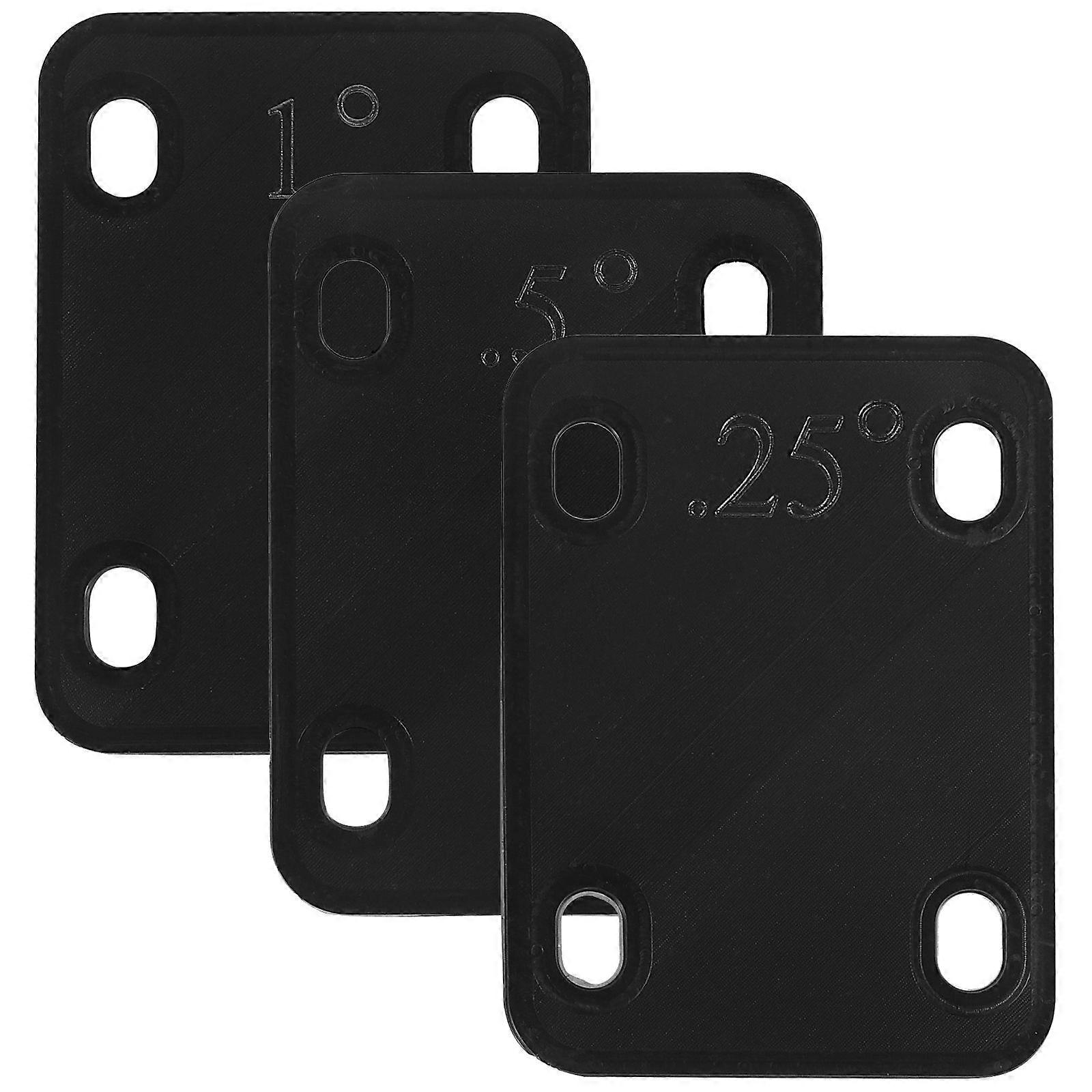 3st Plast Gitarr Hals Shims Ersättning Hals Shims Gitarr Bas Reparation Packningar