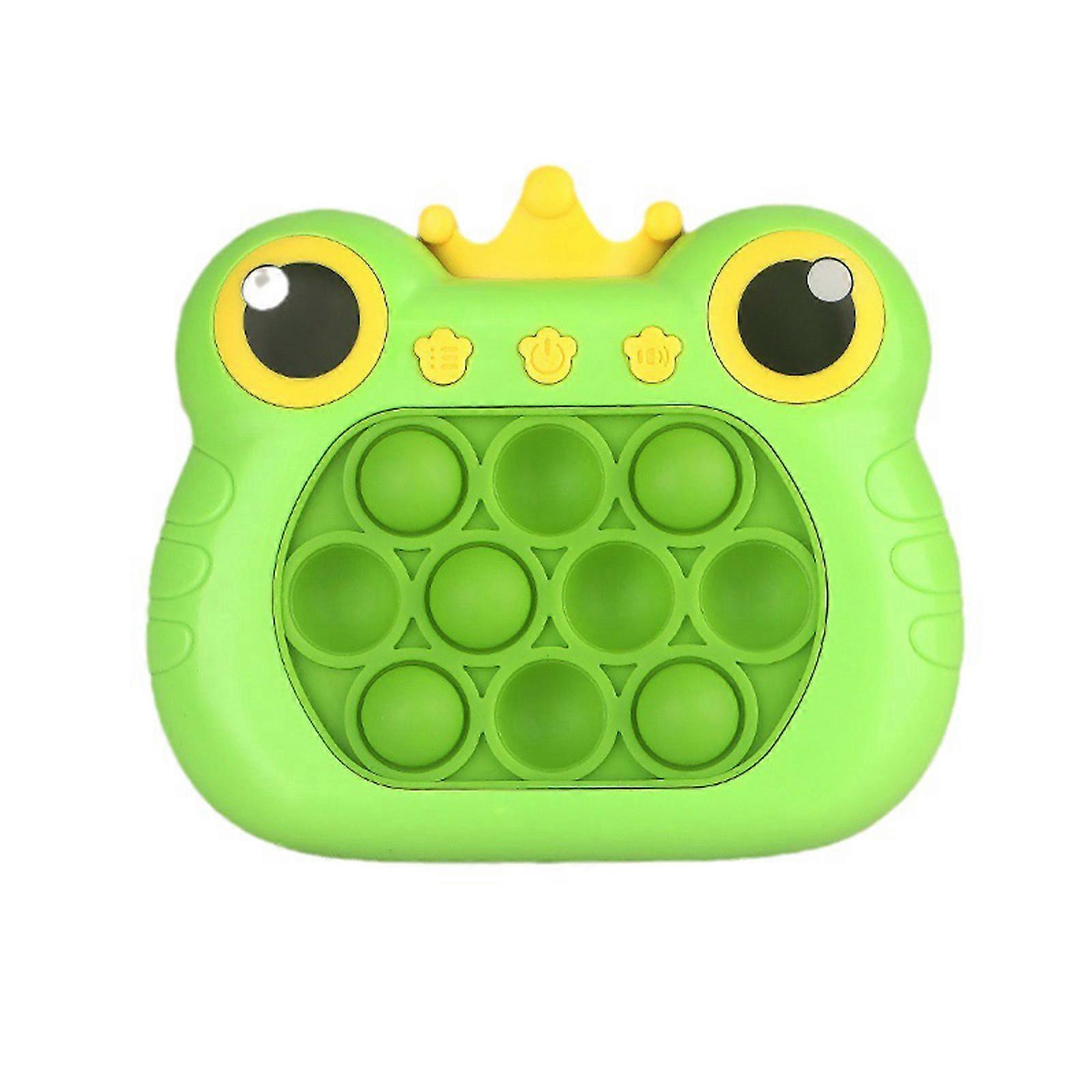 Green Frog Press Quick Reaction Game, No Batteries