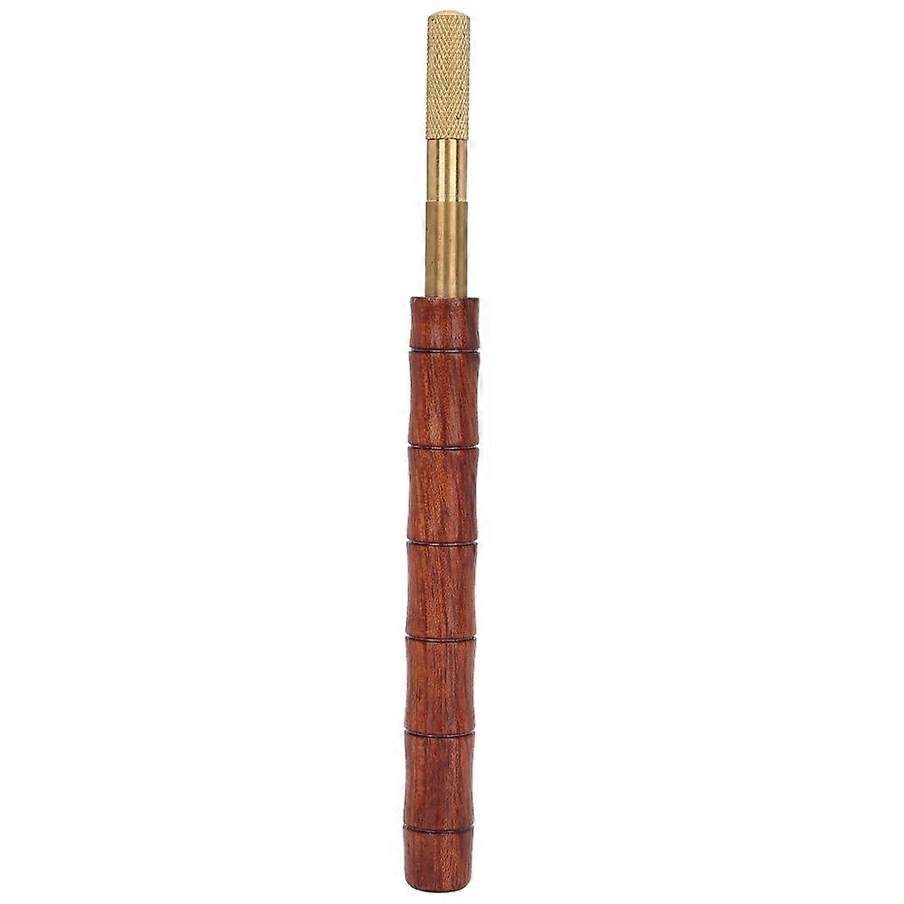 Wooden Handle Edge Oil Pen Brass Edge Dye Roller Applicator DIY Leather Crafts Tool