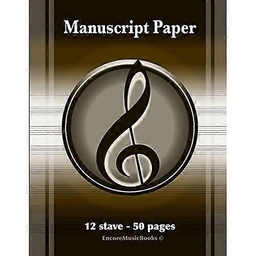Manuscript Paper (50 Pages-12 Stave)