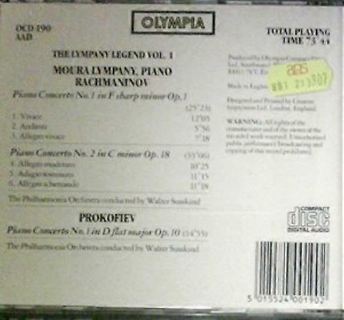 Moura Lympany The Lympany Legend Vol 1 CD