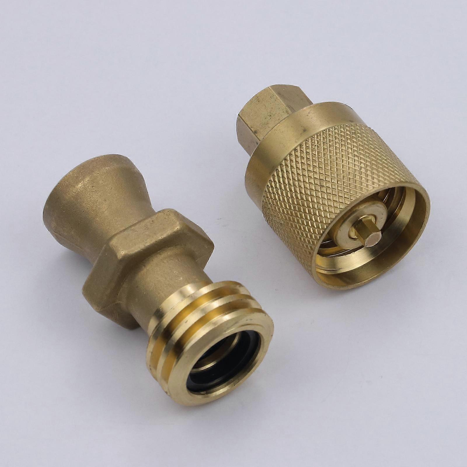 REGO Propane Tank Connector / Coupler For Mowers - 7142LF (Left Hand Thread)