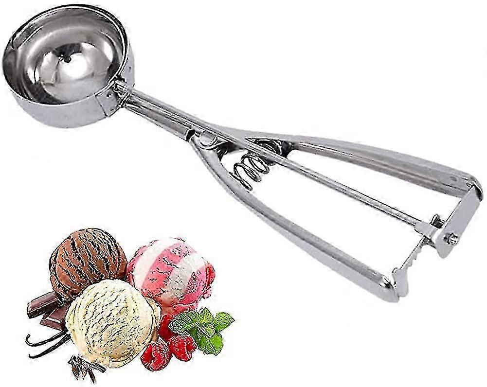 Cookie Ice Cream Scoop Set - Large Tablespoon - Set. 18/8 Stainless Steel Dough