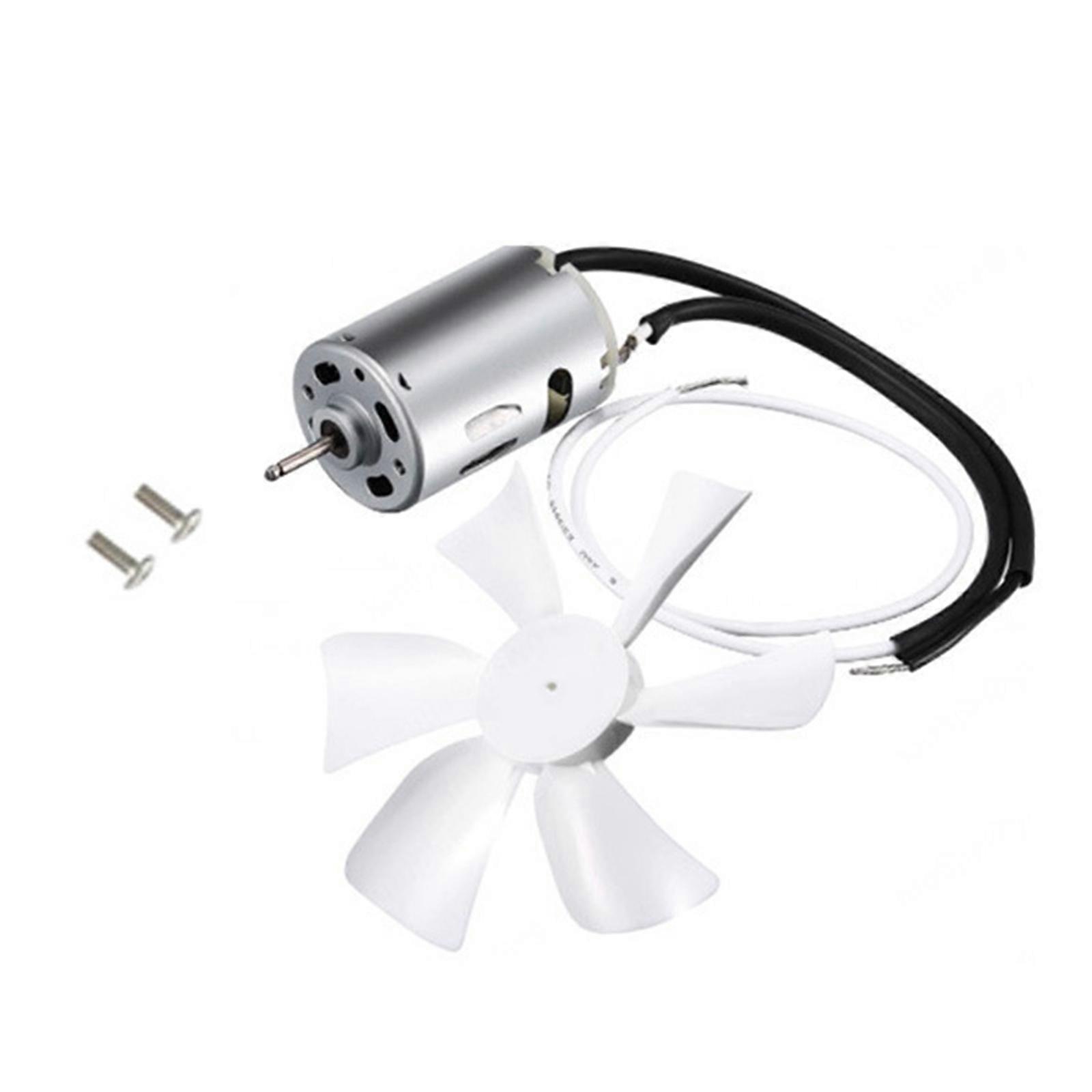 6inch RV Vent Fan Blade with D-type Rotary Hole and Powerful Motor Circulate Air Inside the Car