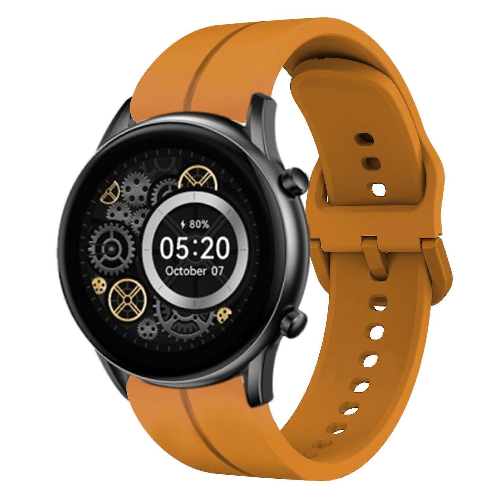 For Xiaomi Haylou RT2 LS10 22mm Loop Silicone Watch Band